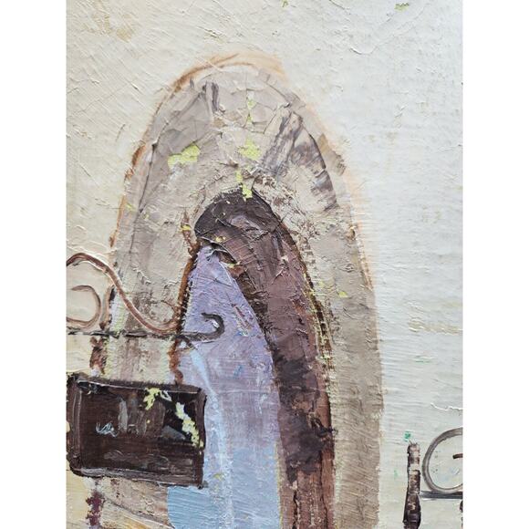 Ronni Pastorini Large Original Painting On Canvas Cityscape Signed Framed Art - Picture 5 of 11